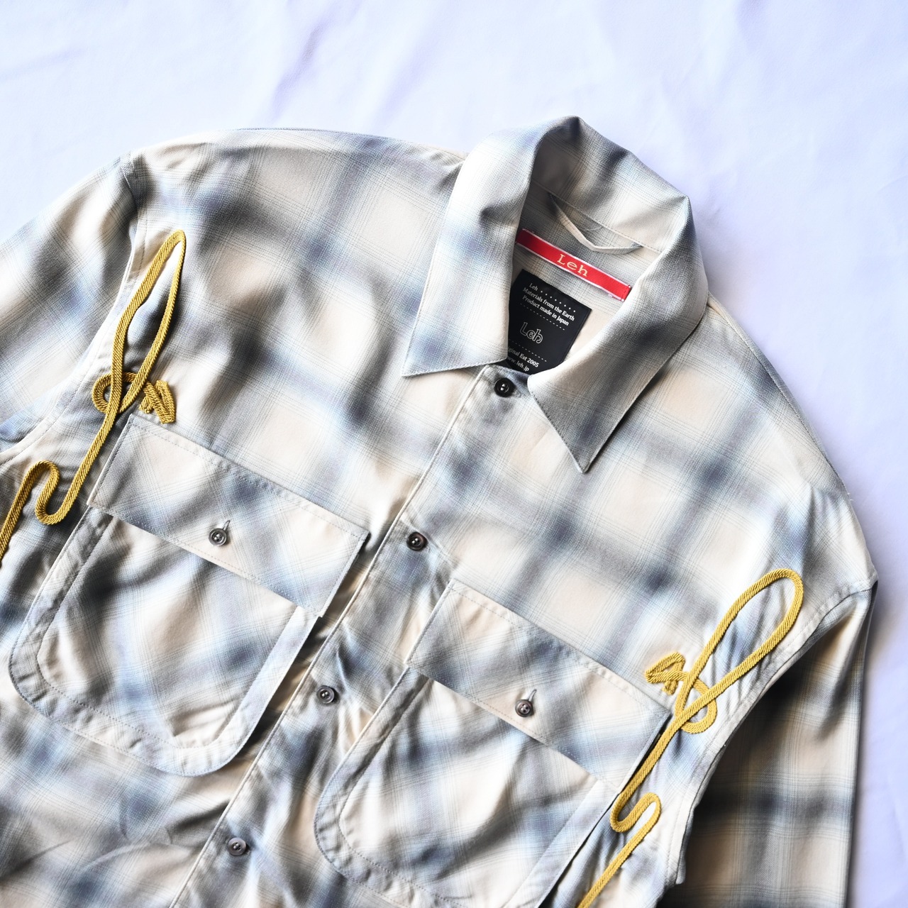 Leh / Embroidery Check Shirts