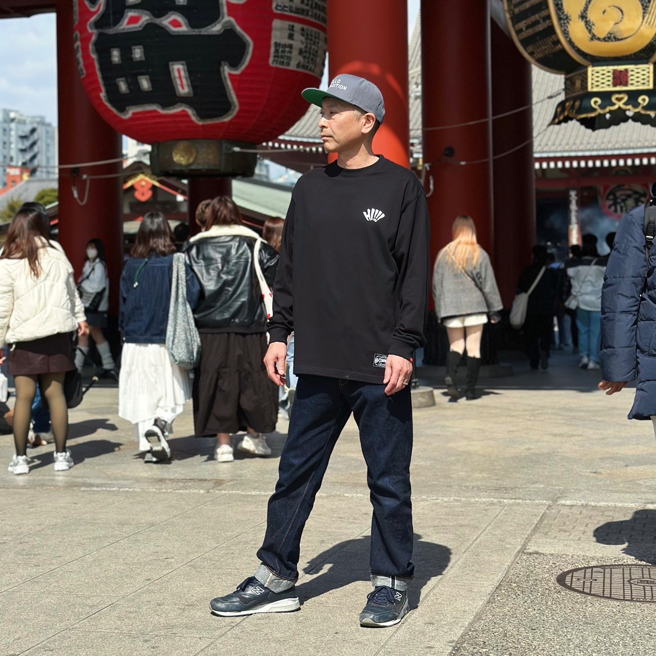 （BLACK）HI-ASAKUSA L/S TEE