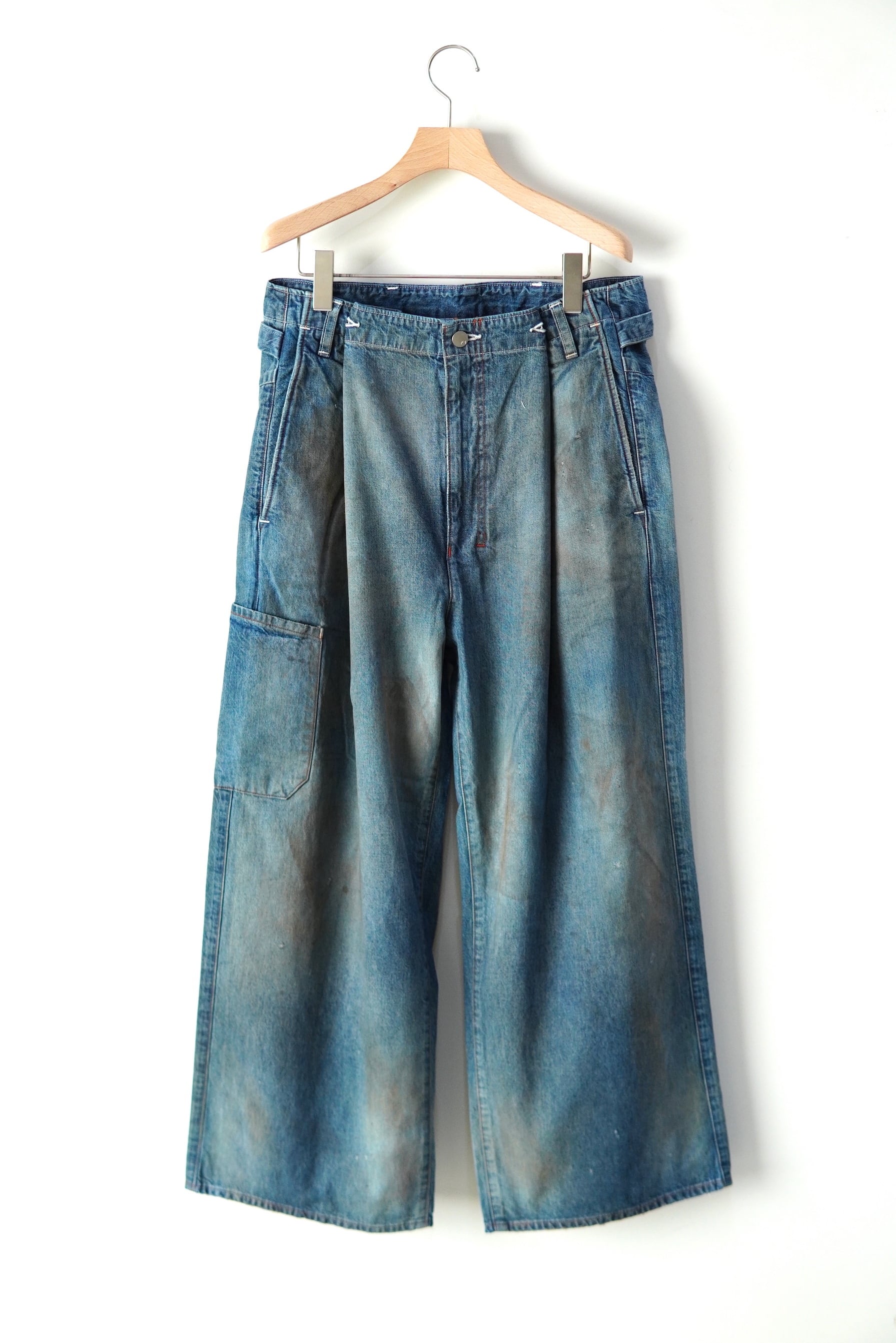 ANCELLM / DENIM PAINTER PANTS / ANC-PT139