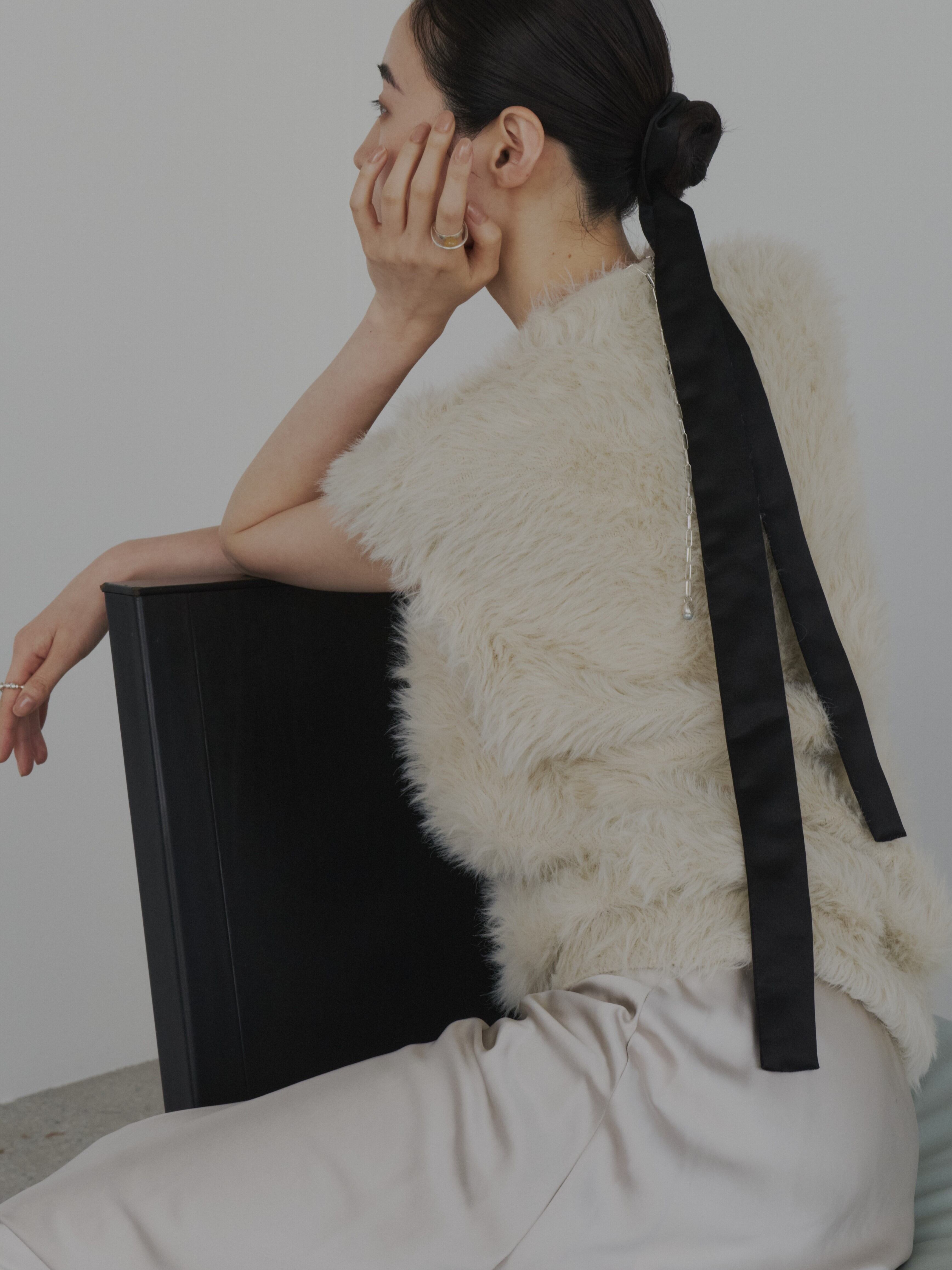 Cotton Silk Satin Tie / コットンシルクサテン タイ | NEYON