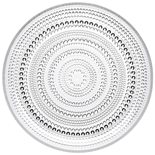 iittala（イッタラ） Kastehelmi（カステヘルミ） プレート24.8cm クリア