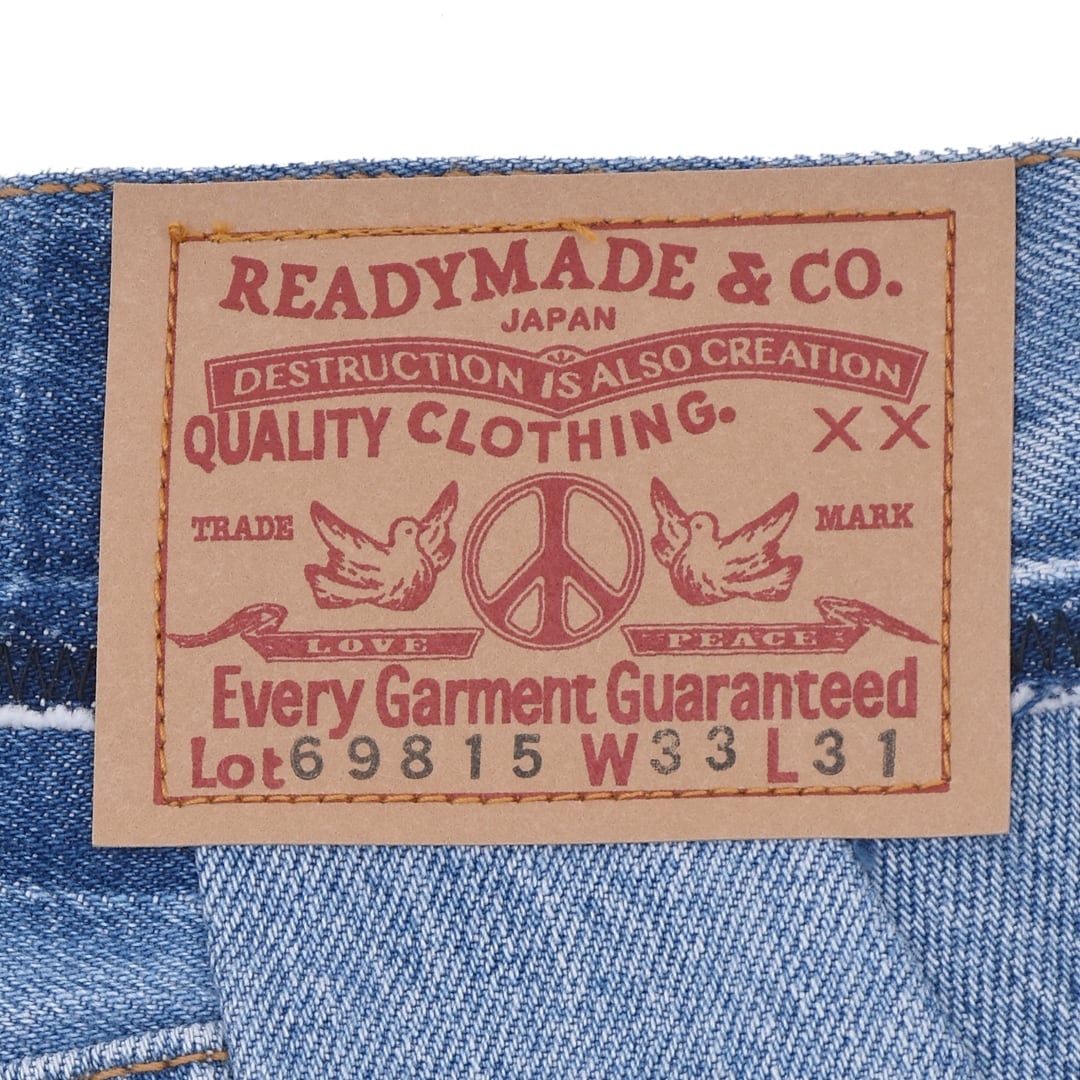 READYMADE】RE-CO-BL-00-00-242/DENIM WIDE/(BLUE) | AYIN