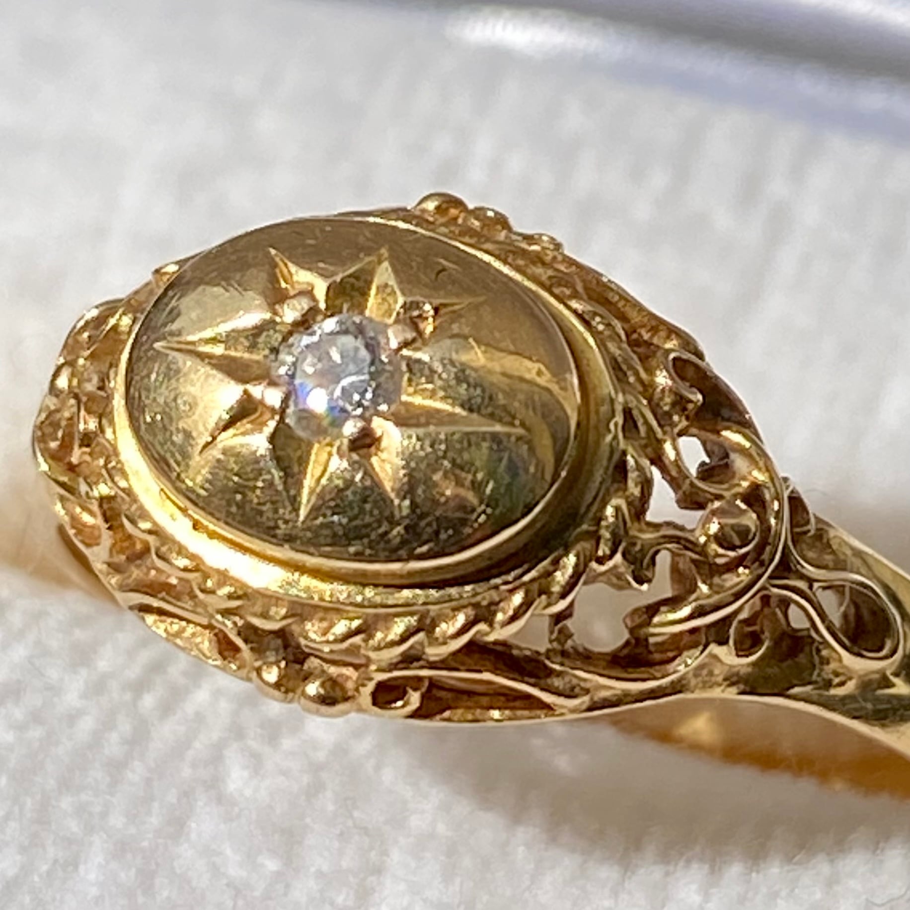 （ヴィクトリアンテイストデザイン?日本のレトロなヴィンテージリング）Japanese vintage ring