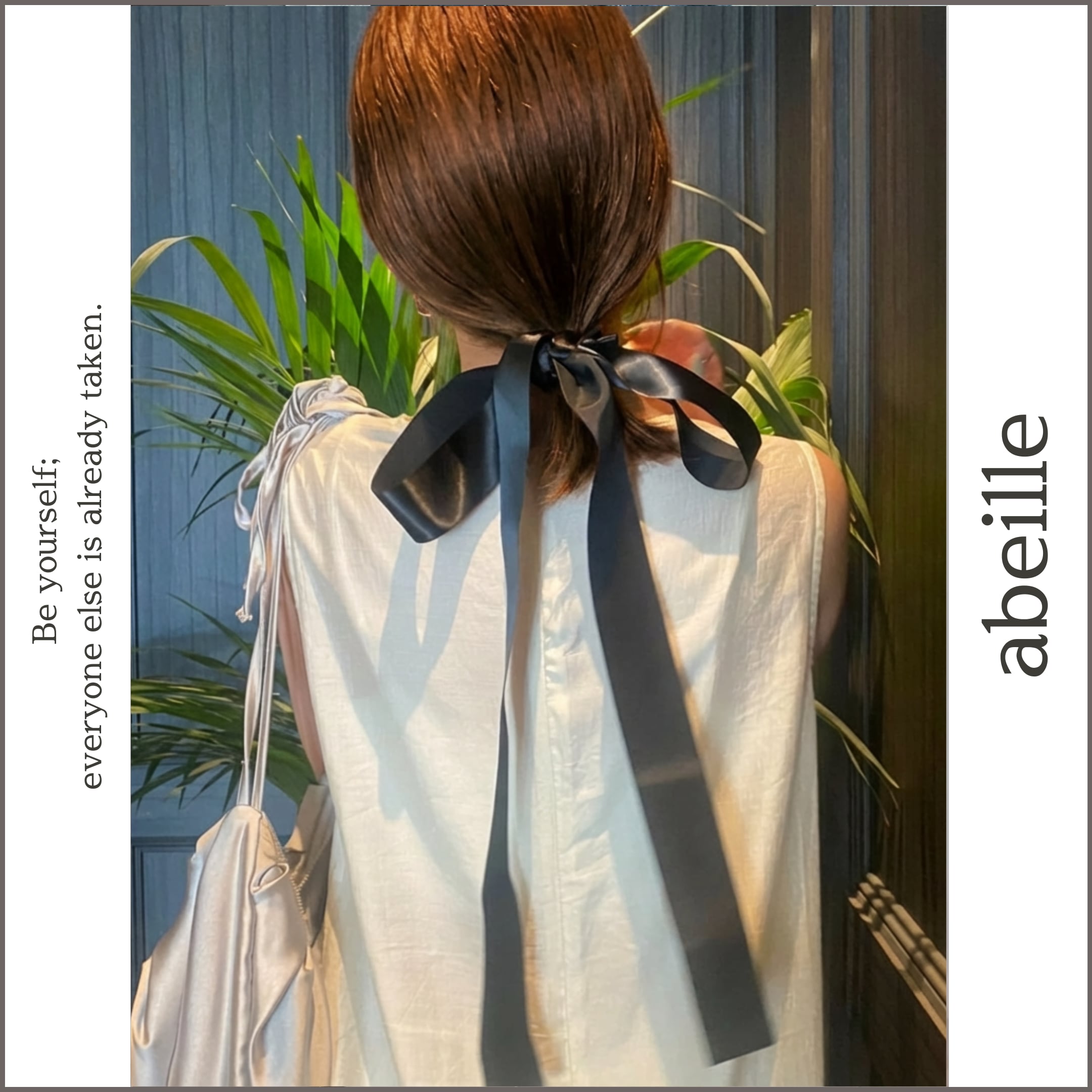 long satin ribbon pony GP0146