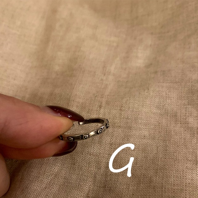 Somedayifレトロニッチなリング 12s