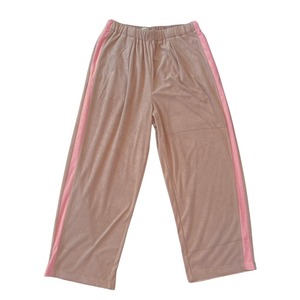 line pants/brown×pink