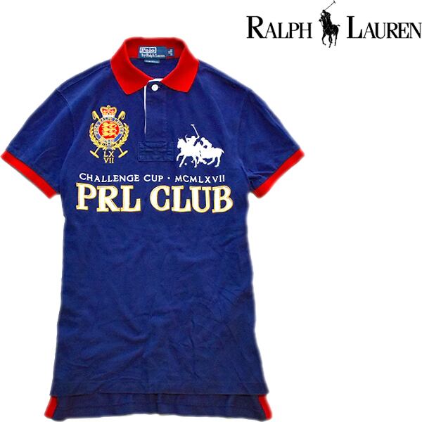 1点物◇ラルフローレンPOLOダブルポニー半袖ポロシャツ古着メンズXS 