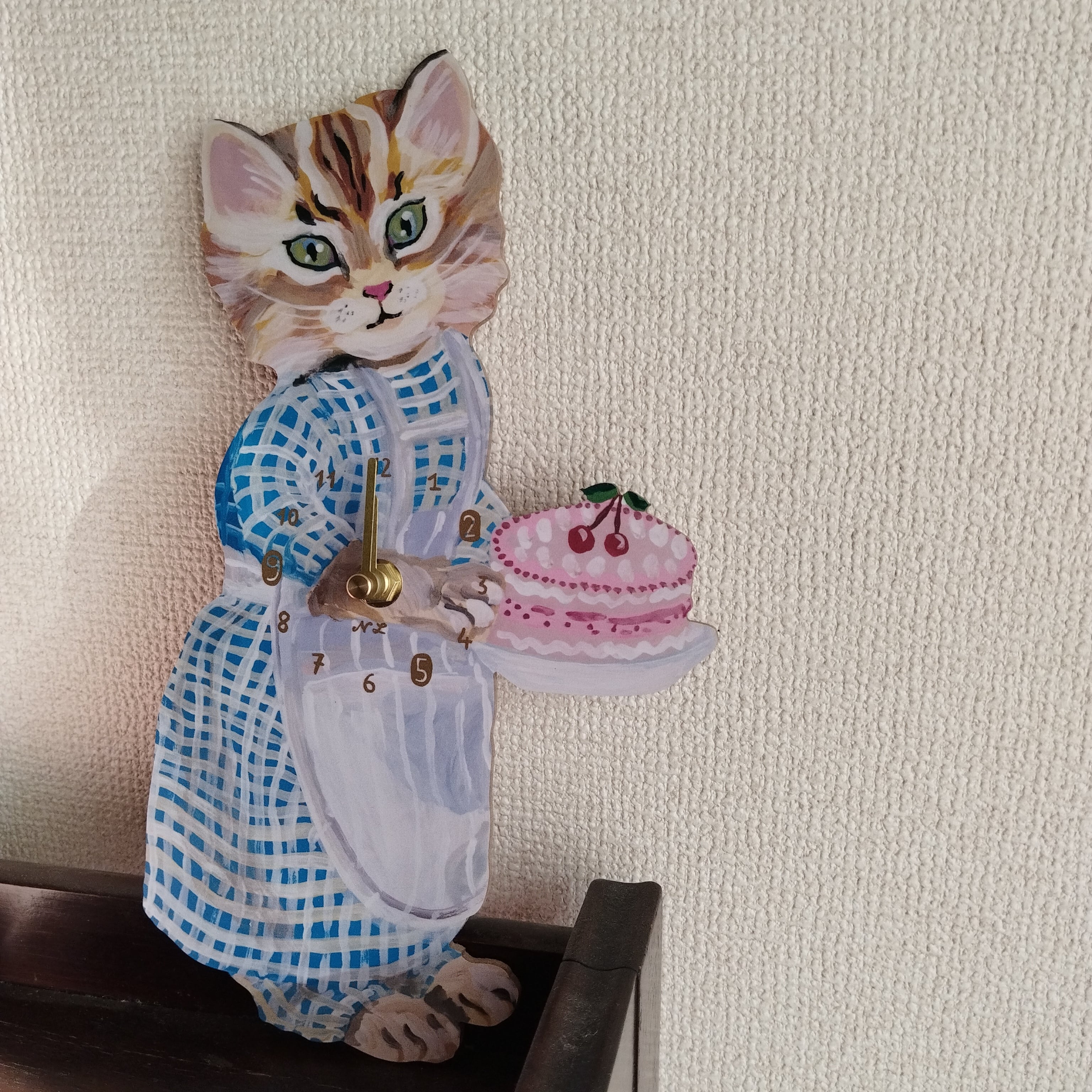 ナタリーレテnathalie lete blue eye cat 時計 | kizzifabric