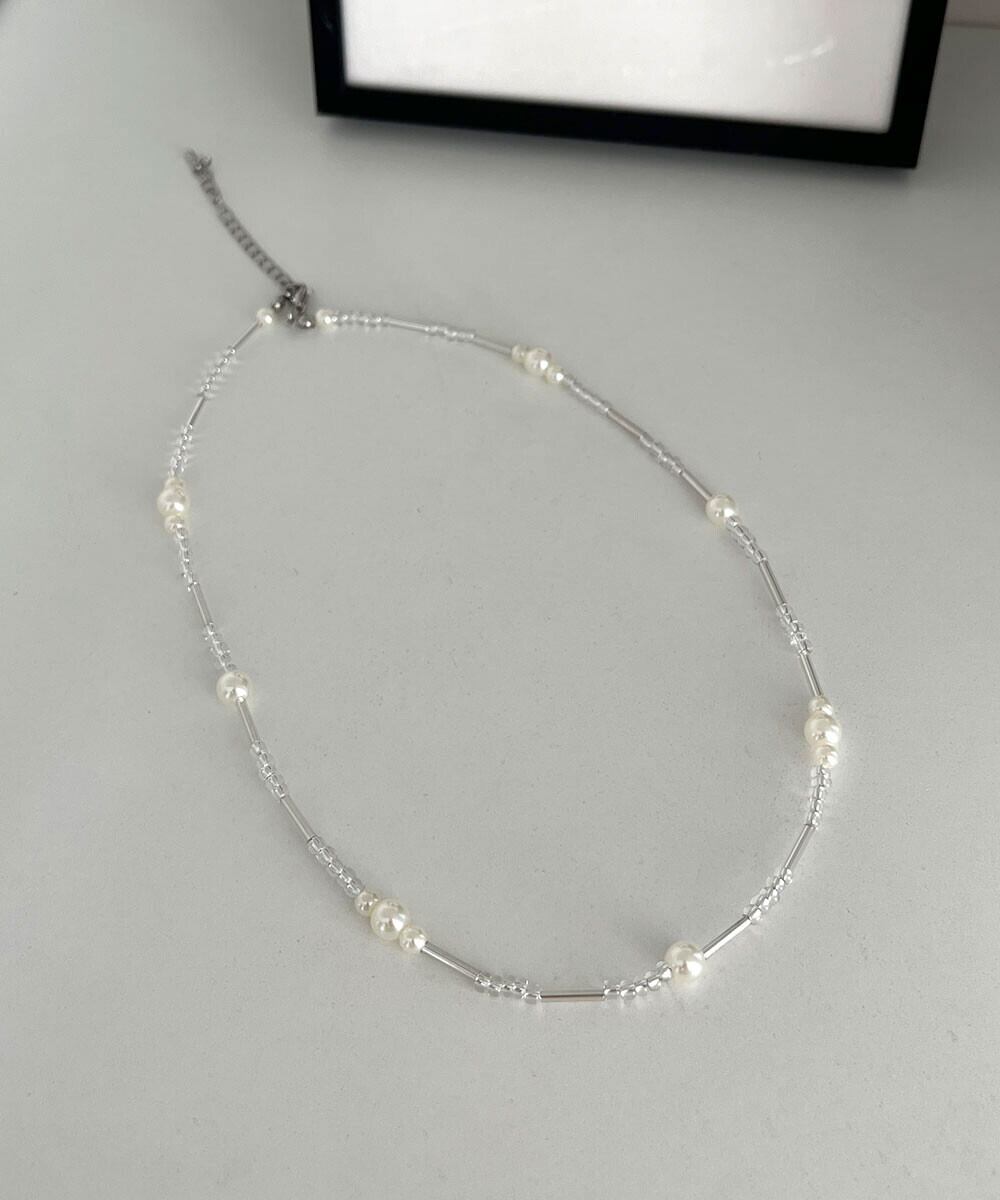 デザインビーズ ネックレス レディース アクセサリー パーティー 韓国製