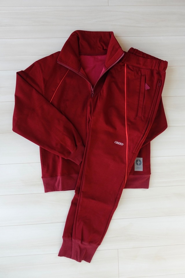 《Premium》Setup zip jacket / Burgundy