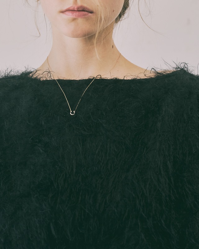 【予約】-My jem- horseshoe necklace / yellow gold (11月下旬発送予定)