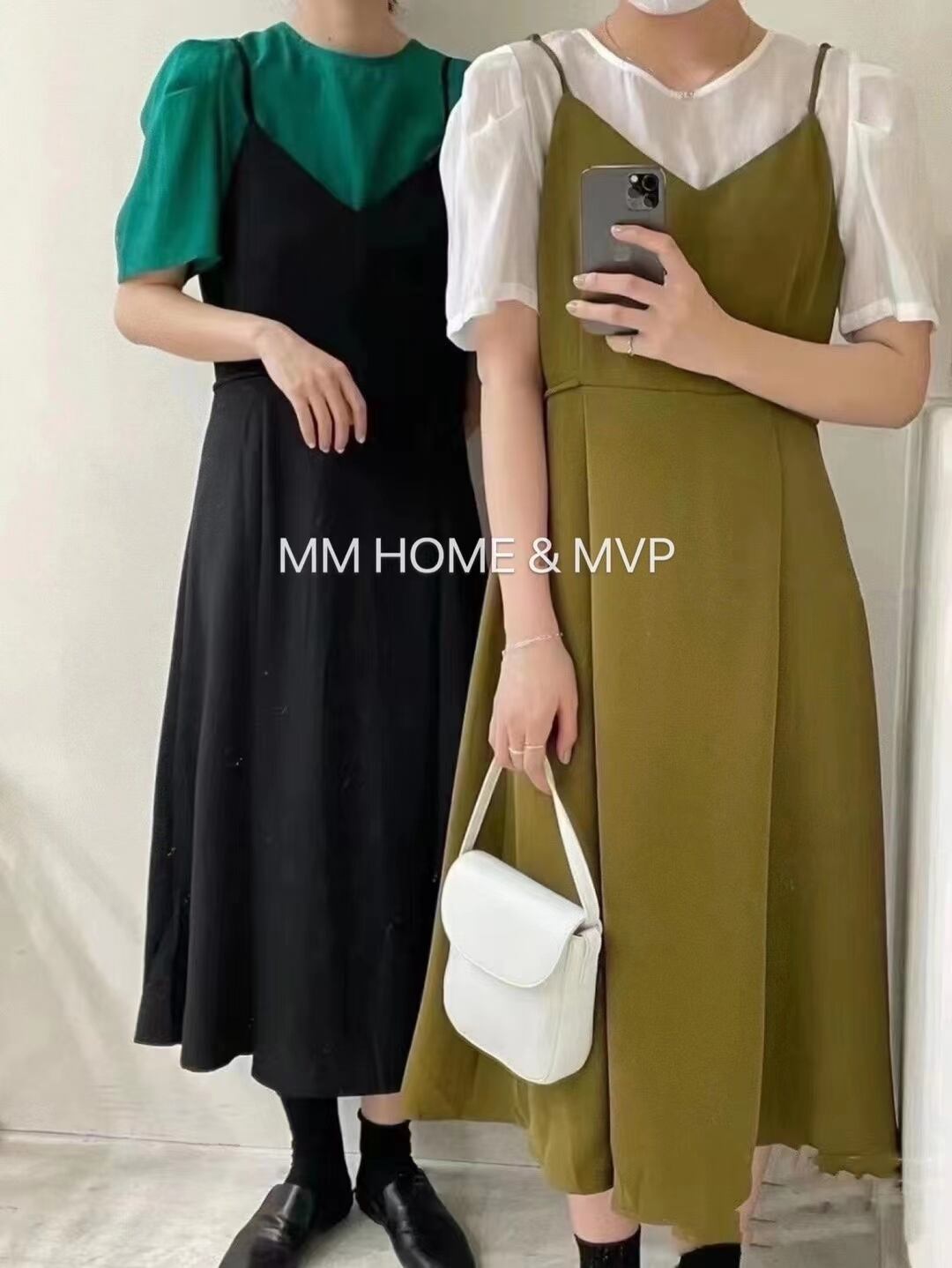 ブラウス・キャミワンピースセット　AJ42441-6609