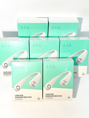 ネッククーラー 首掛け扇風機 まとめ売り 羽根なし 首掛けファン ハンディファン 卓上扇風機