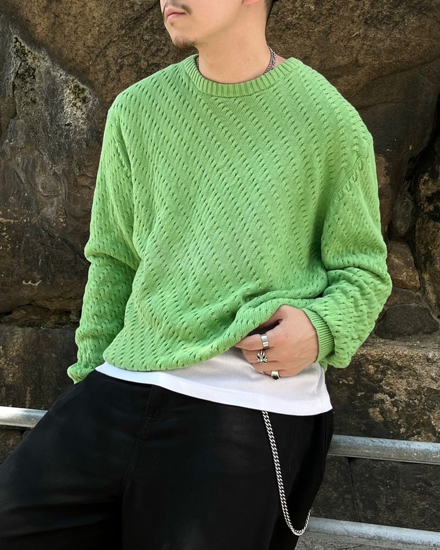 90s~ Levi's L/S Embroidery&Print Tee