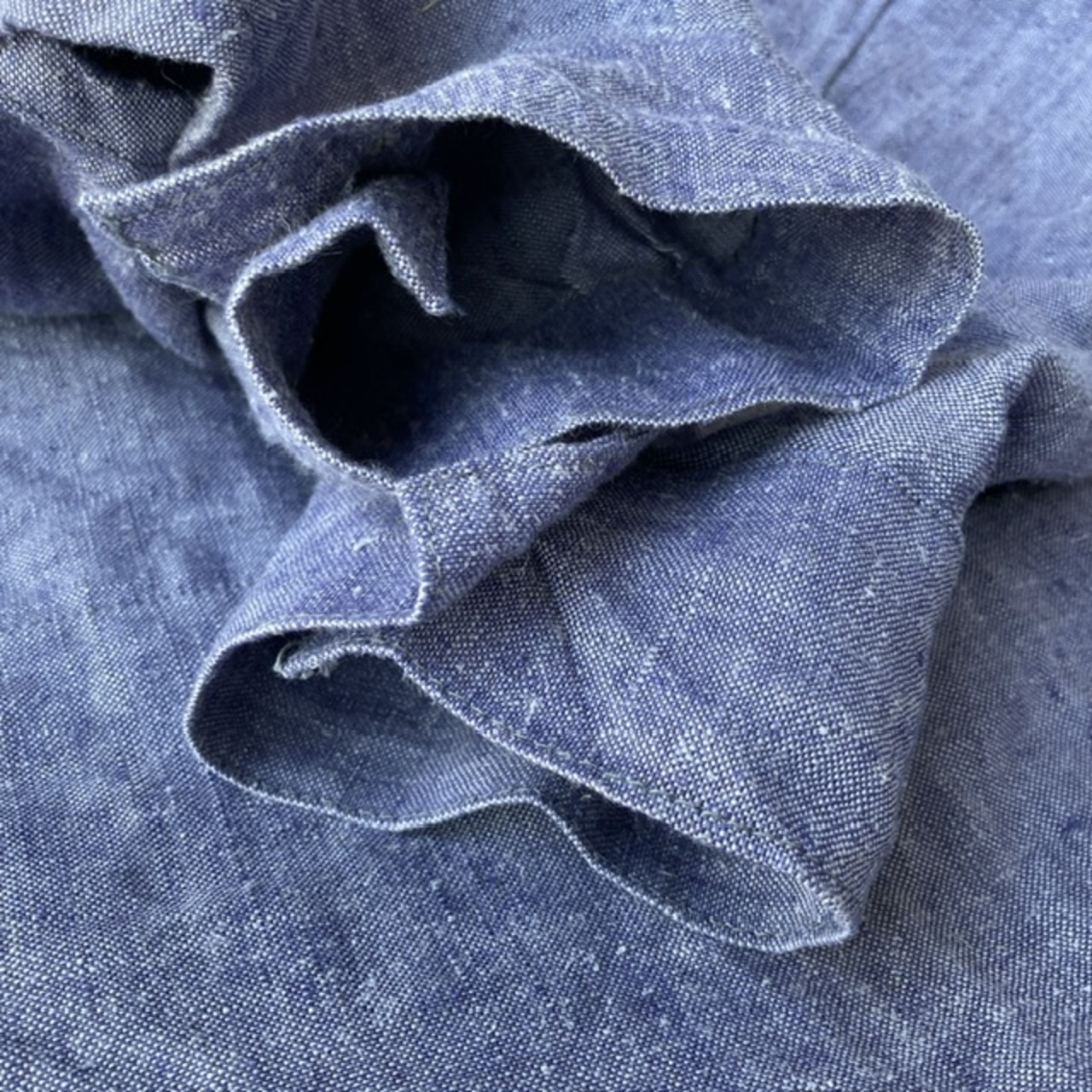 French Army ラミーリネン セーラーシャツ 50s〜 画像11