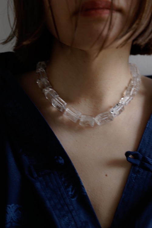 R.ALAGAN - crystal water necklace