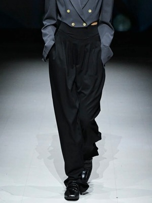 【25SS】FETICO フェティコ / HIGH-WAIST PLEATED TROUSERS / ハイウエストパンツ