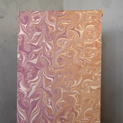 「南京藤×金茶」マーブル柄〜セオアルファ〜浴衣・夏着物・単衣