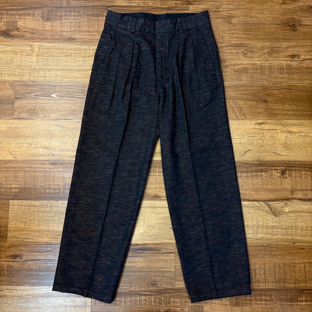 ツイタチ【TUITACI】INLAY DENIM TROUSER “Morenci” (Black)