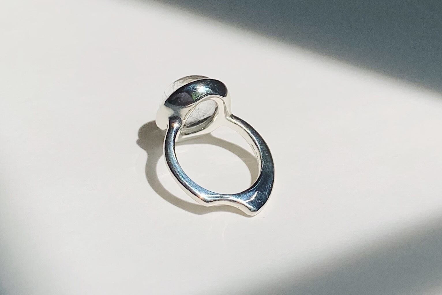 扉 インクルージョンクォーツ リング silver no,150