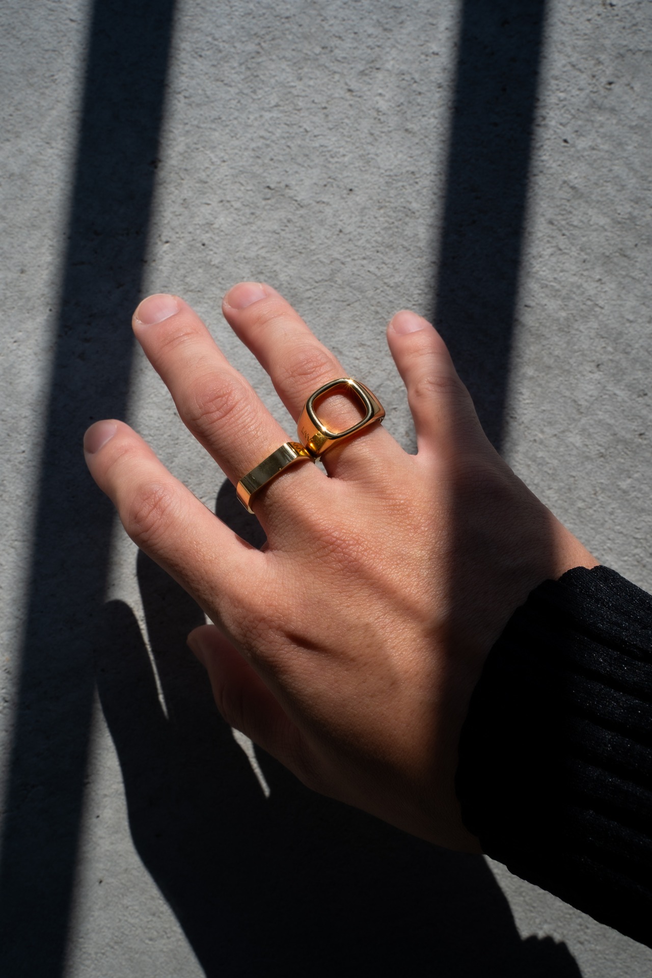 【Square Aero Ring】 / GOLD