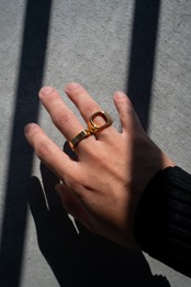 【Square Aero Ring】 / GOLD