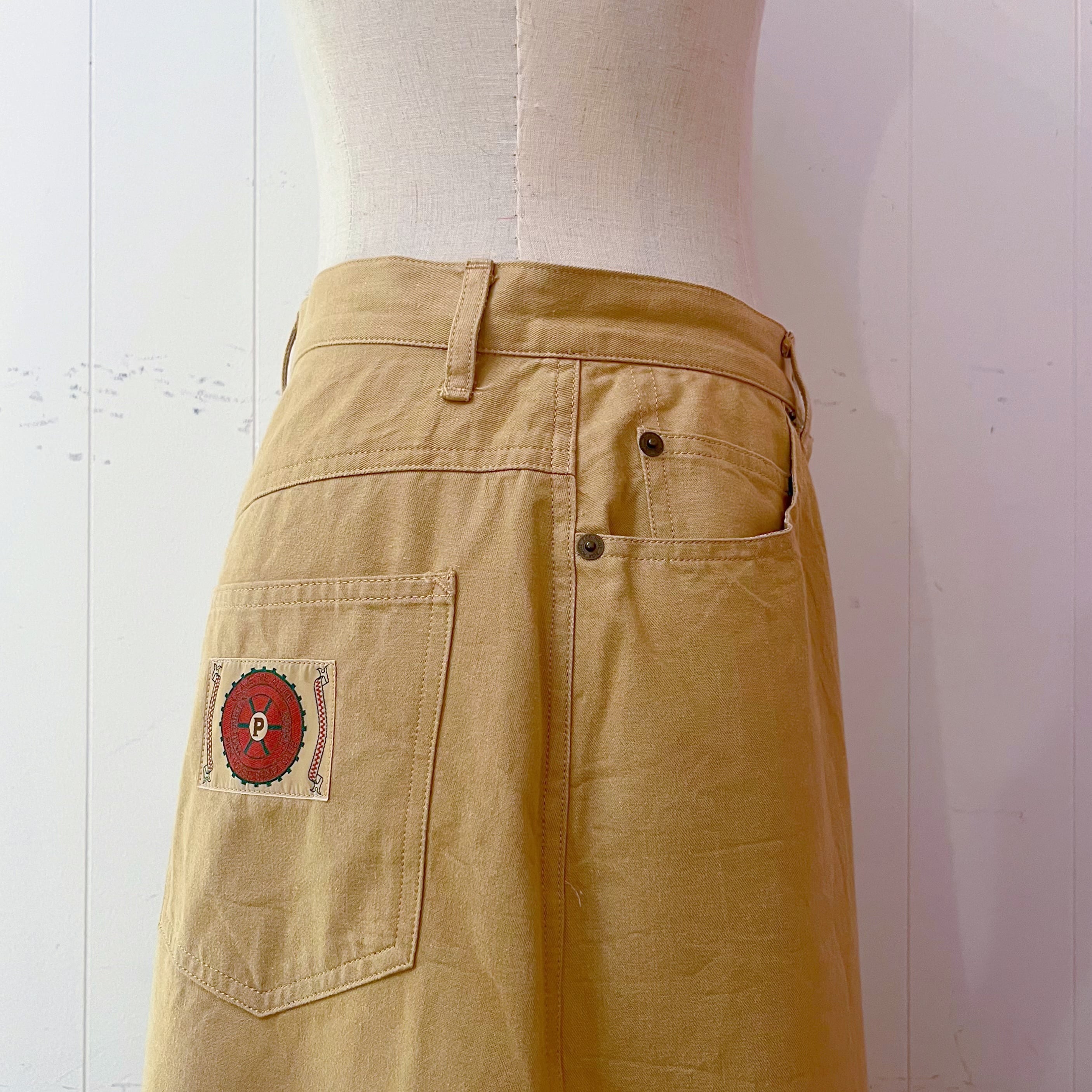 PINKHOUSE / wheel wappen long skirt