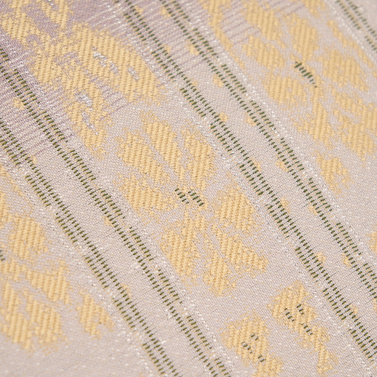 段暈しに縞と花唐草模様 袋帯 【中古】 | かわの屋