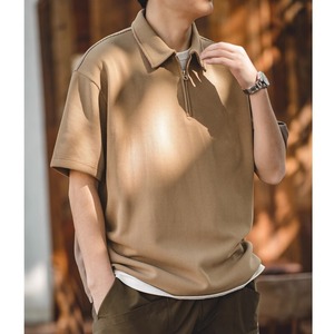 Half-Zip Basic Polo Shirt【G0964】