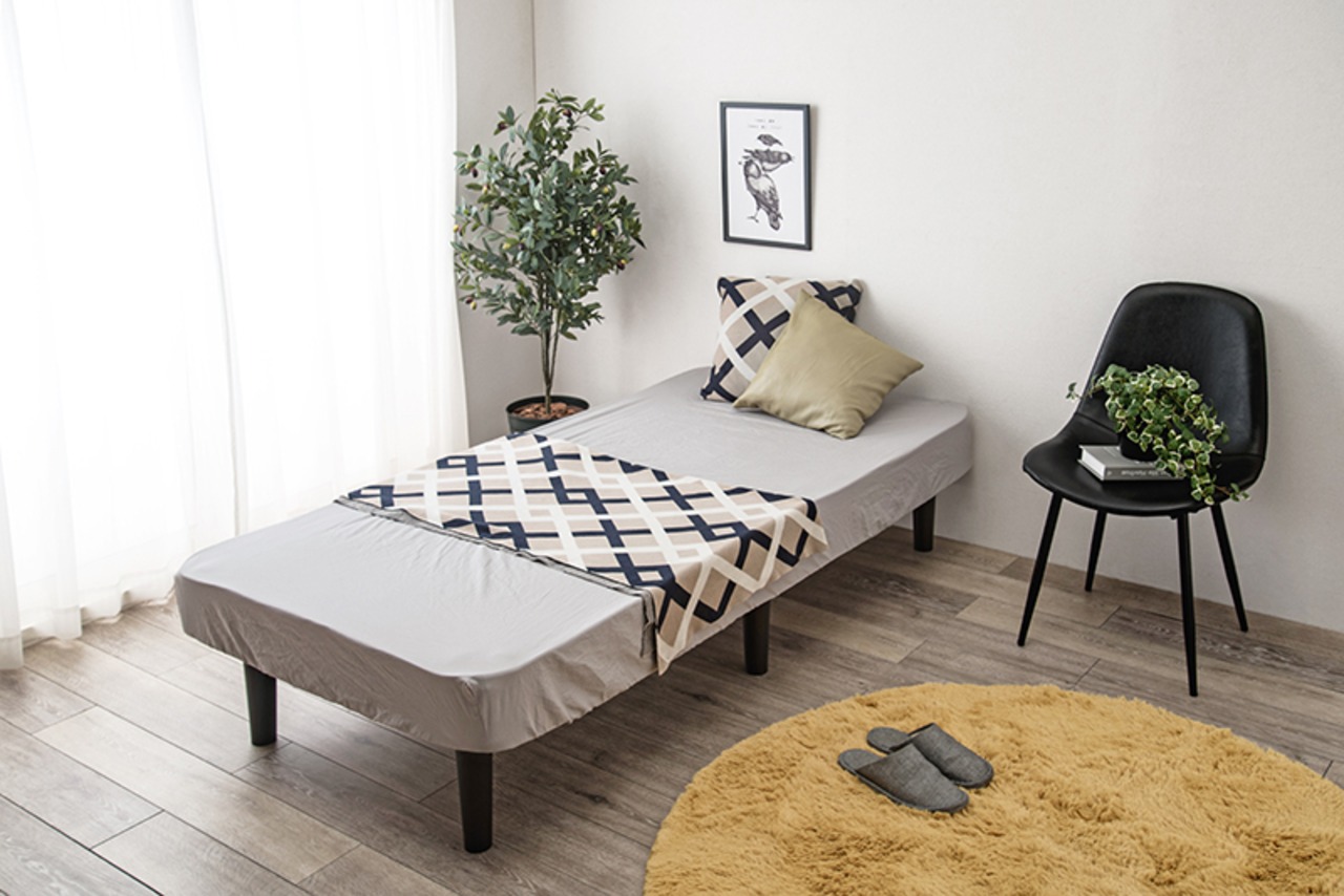 ボンネルコイルマットレスベッド シングル