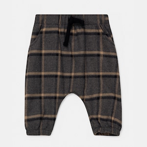 my little cozmo/Plaid flannel baby pants/unique/ROMAN191