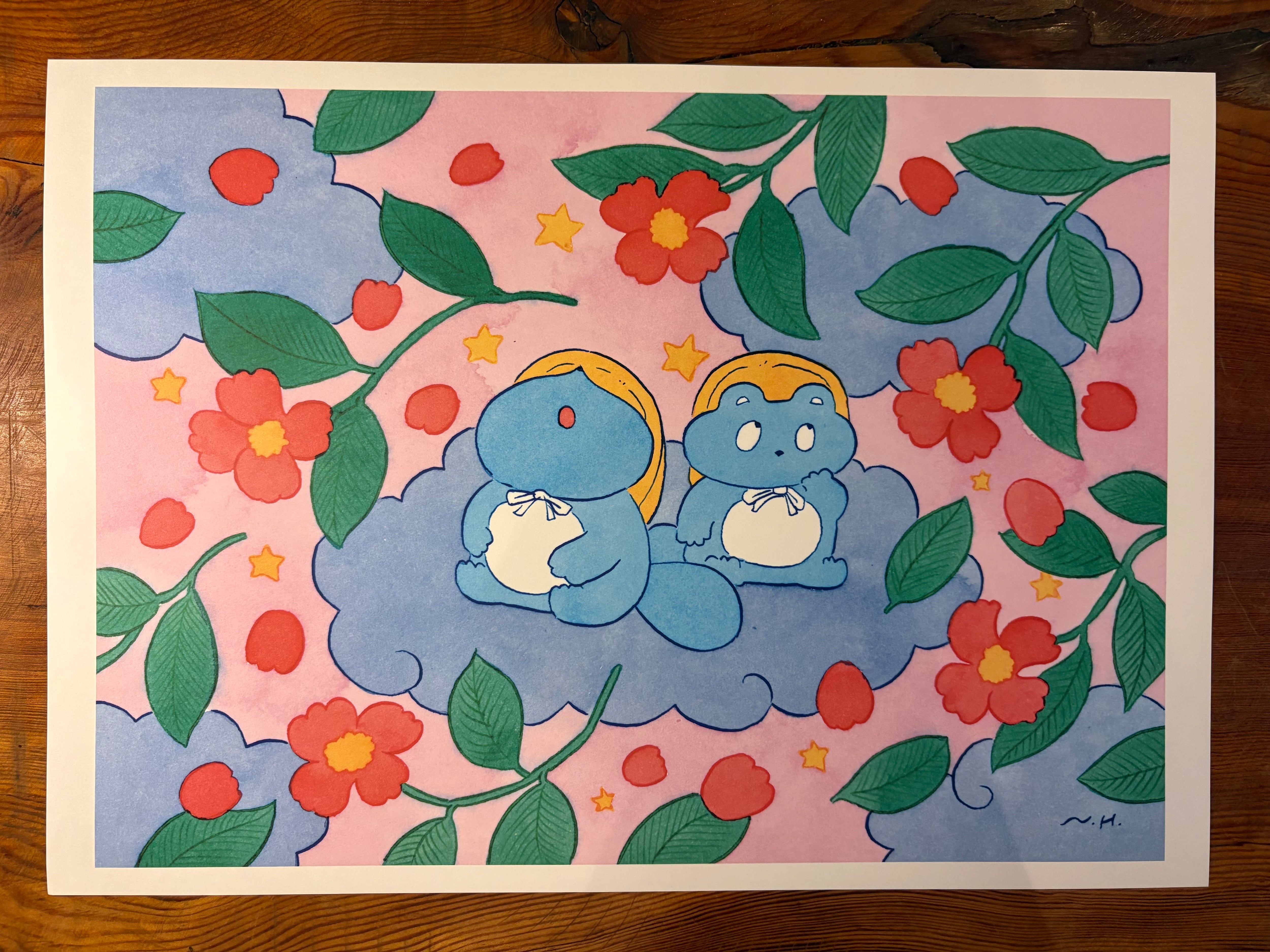 ご利益や＆龍のキャンバス