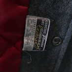 80s DON PETTIT'S All Star レザー×ウールスタジャン グレー×レッド