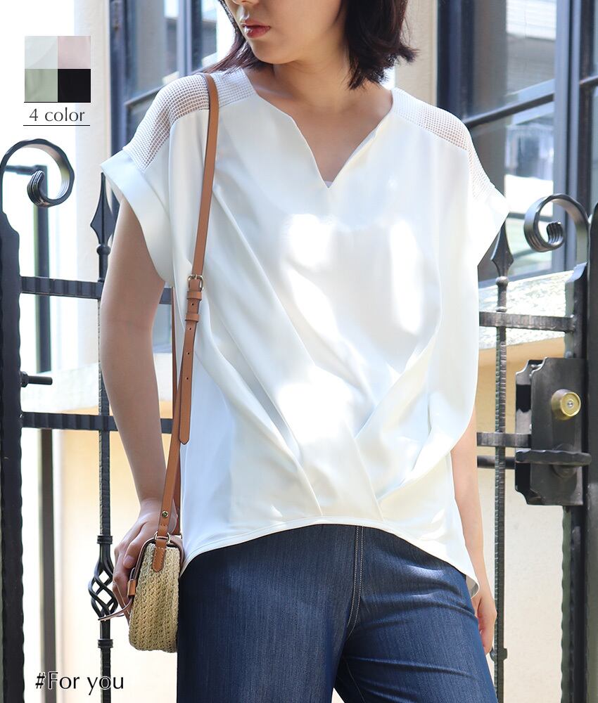 【新作入荷】フロントV型ドルマントップス_a0022204007