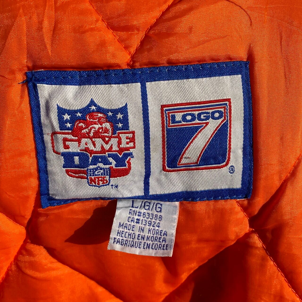 90年代 LOGO7 NFL PRO LINE デンバー・ブロンコス BRONCOS 中綿入り 
