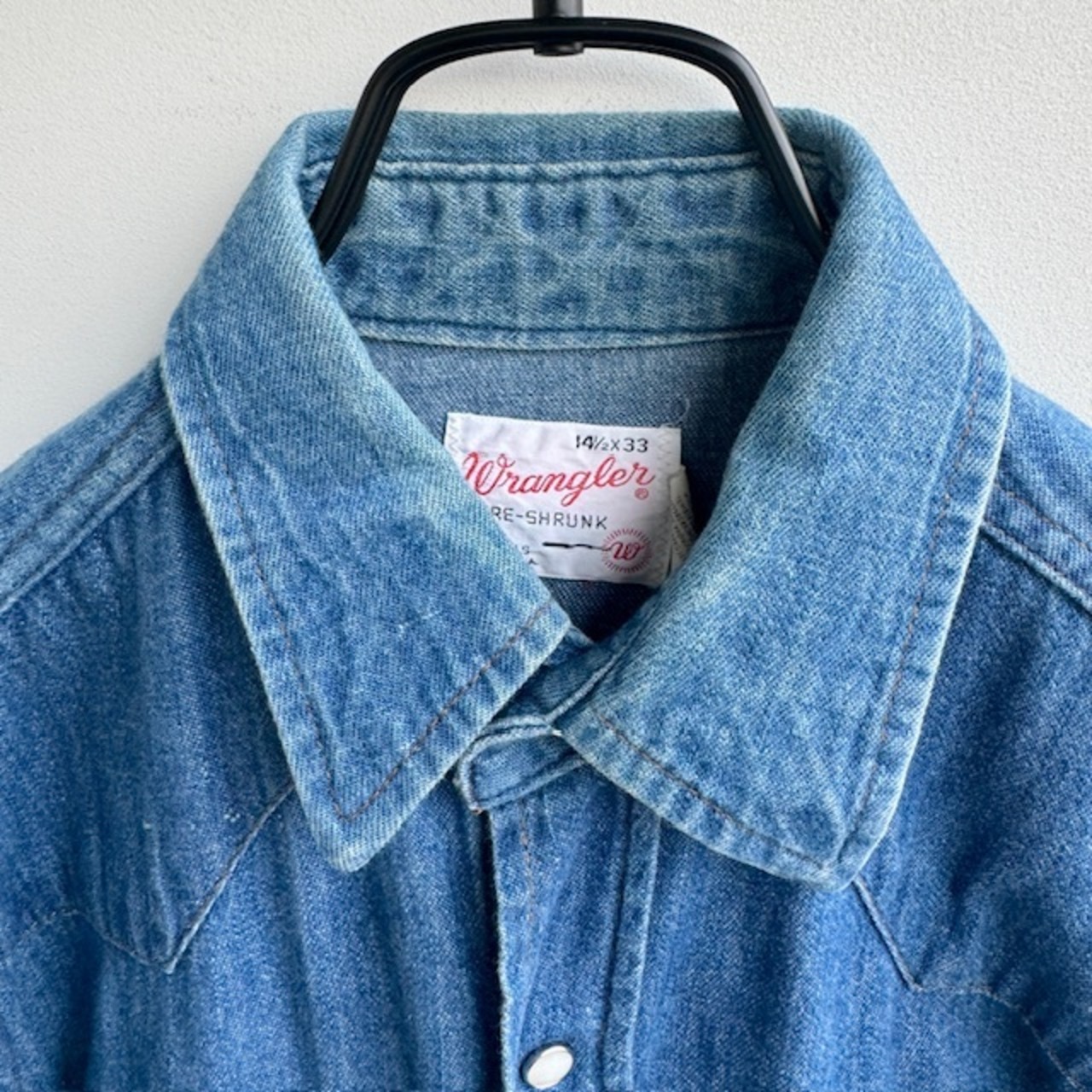 Wrangler 27MW ウエスタンシャツ USA製 70s 画像2