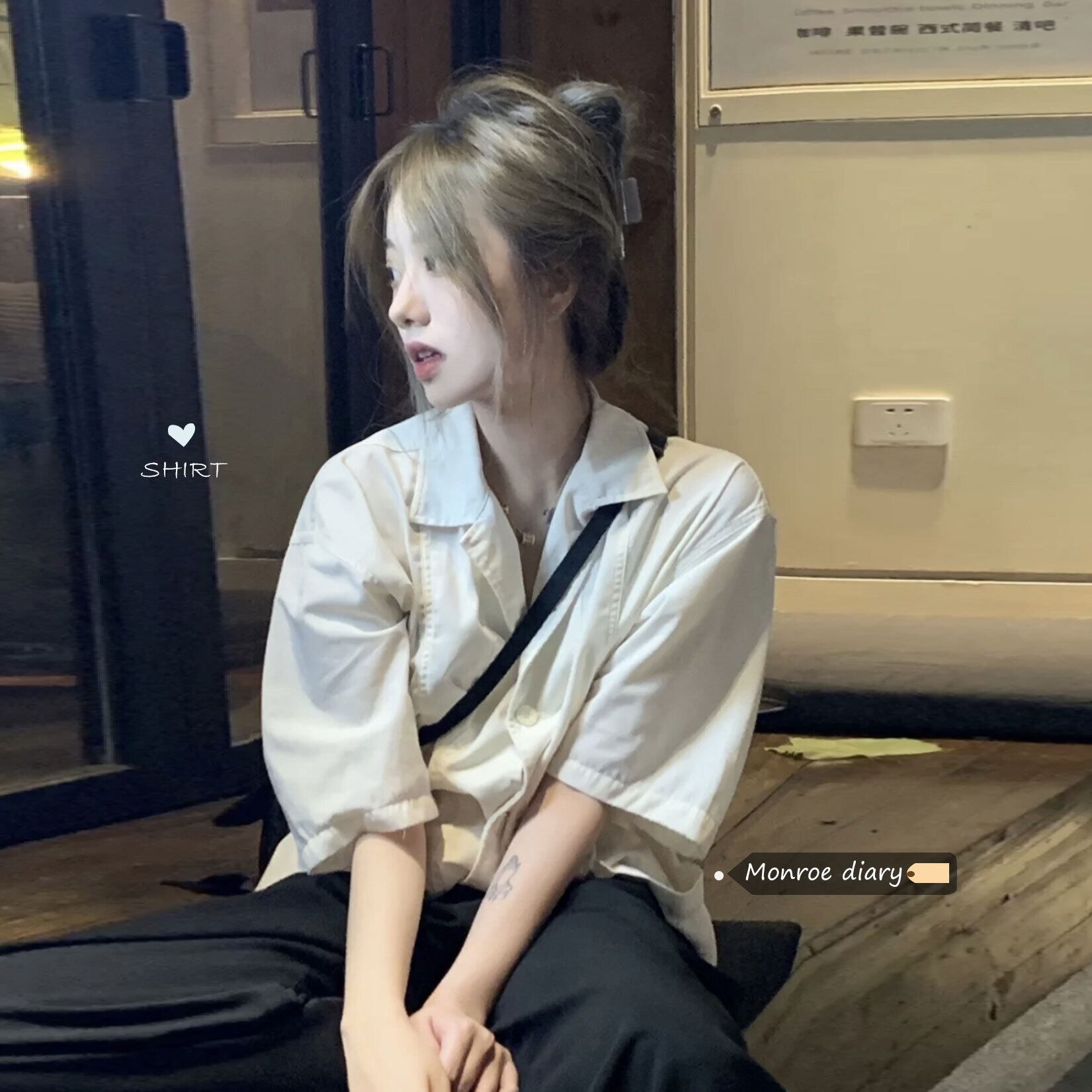 スタイルルーズ薄手シャツ サマーカジュアル 夏物 モンロー61722640598