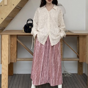 textured v-neck shirt J00190