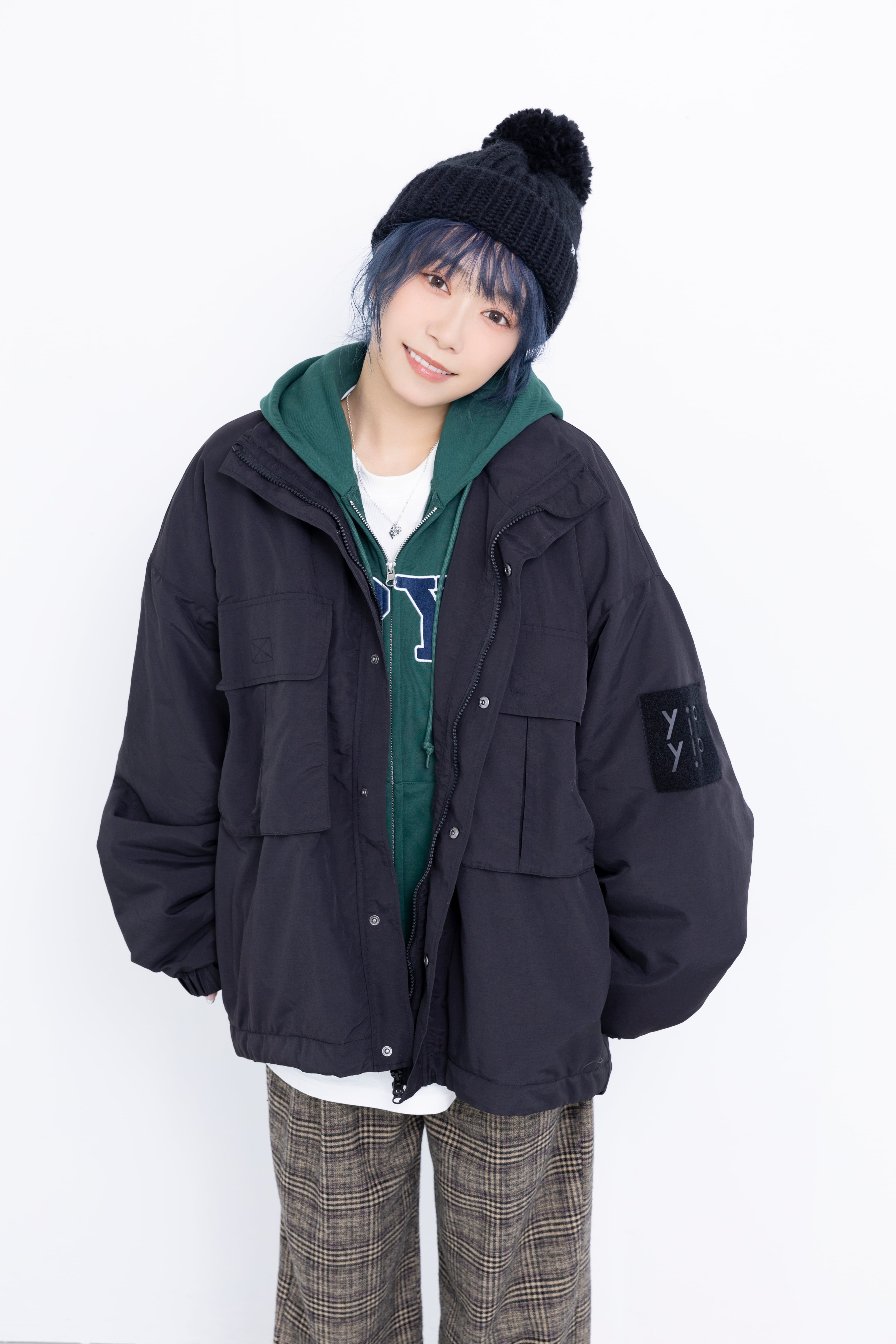 YIPYIP arch logo zip hoodie | yipyip