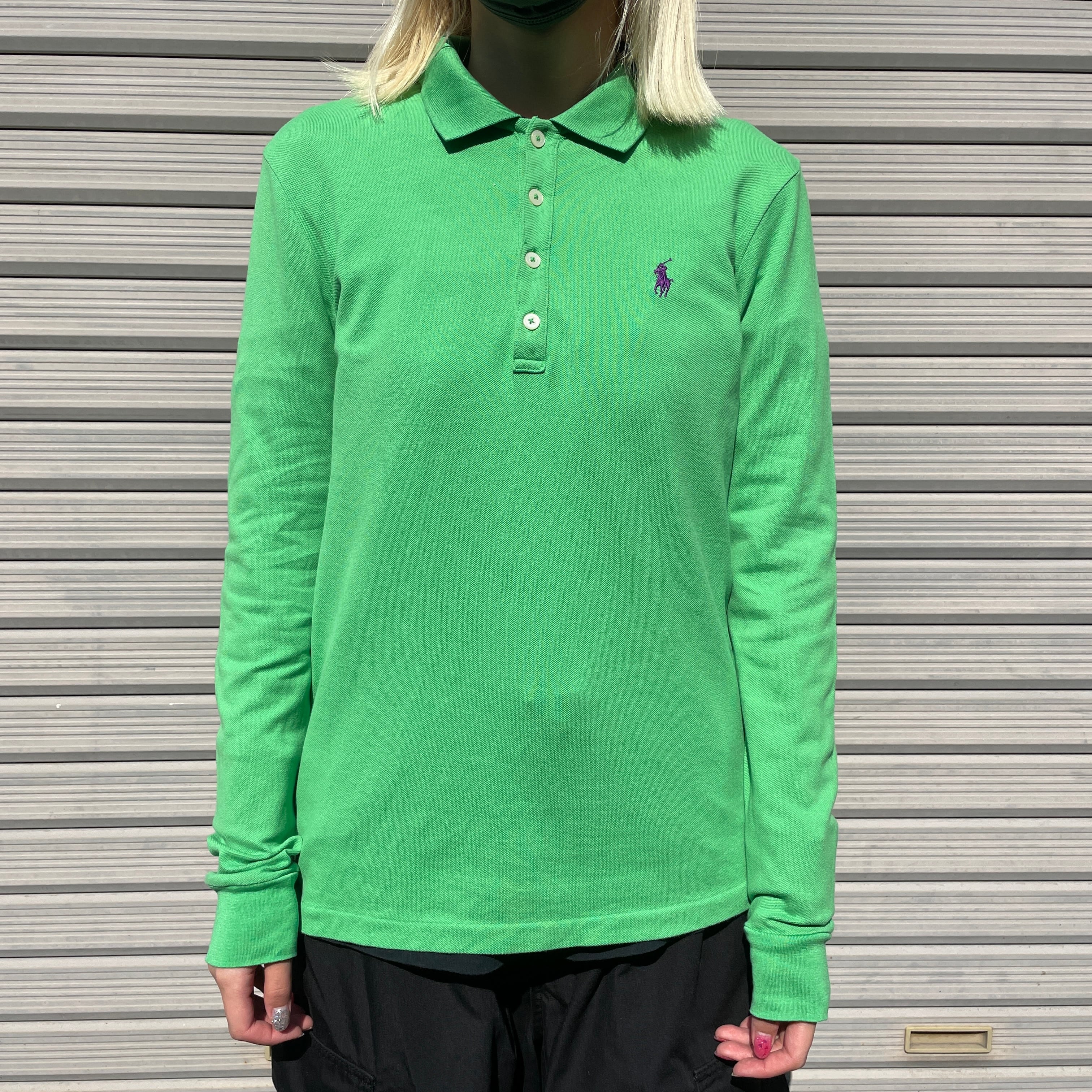Polo Ralph Lauren GOLF ラルフローレン 鹿の子 長袖ポロシャツ