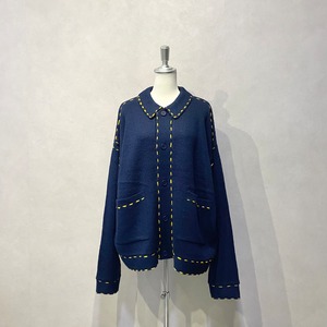 Hand stitch knit JKT【MANYMENMANYMINDS】