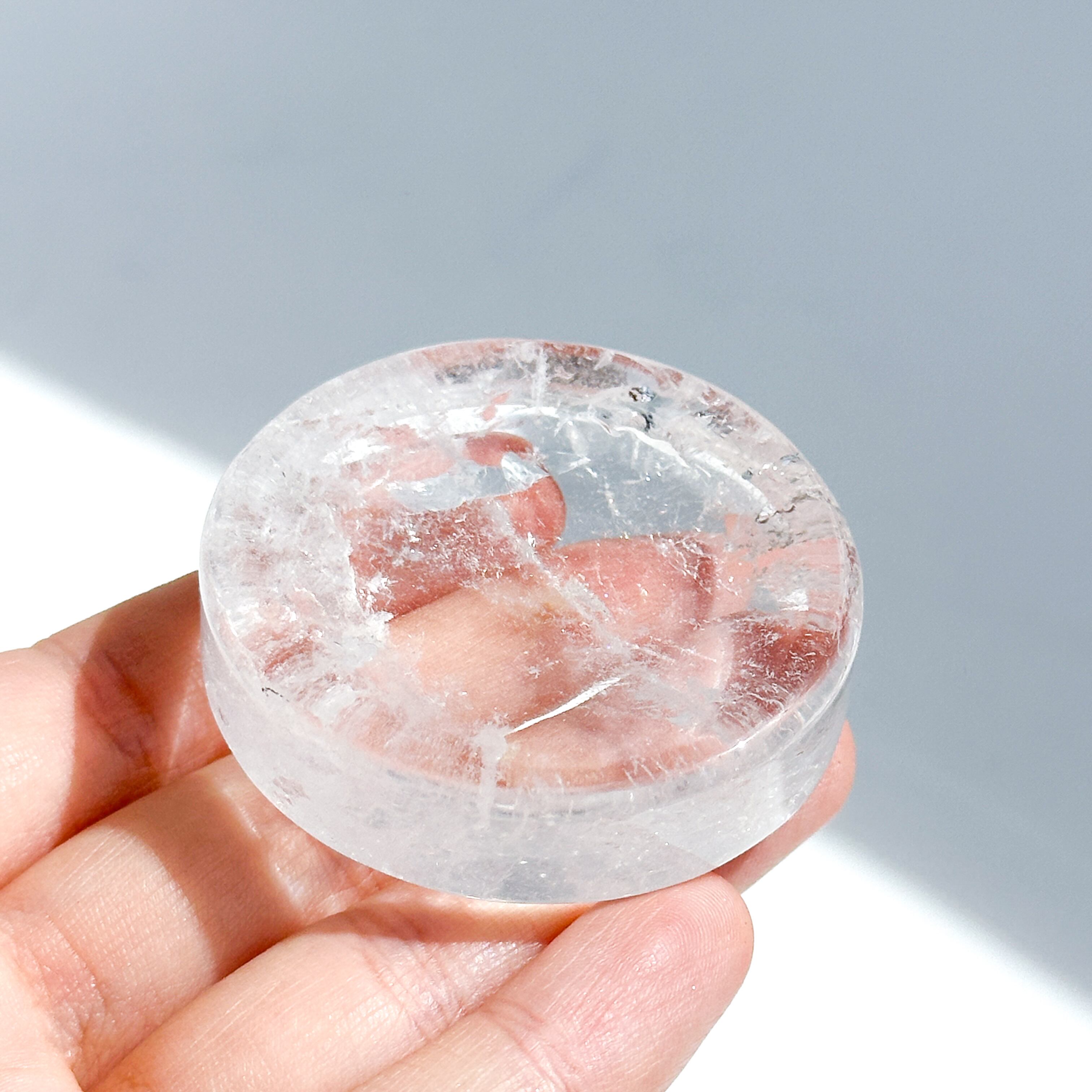 クリアクォーツ 丸型のうつわ 02◇ Clear Quartz ◇天然石・鉱物