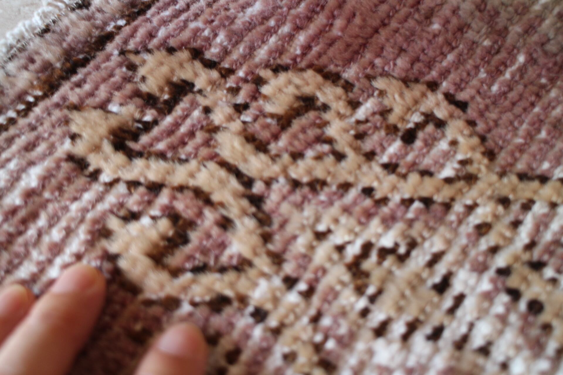 66×95 ウール100% 赤えんじ　ウール感じるトルコヴィンテージラグ 37×37 八角形ラグ 赤えんじ×ネイビー トルコヴィンテージラグ