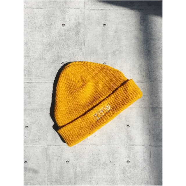 ニット帽 マスタード Melt Rad ニット帽 マスタード Melt Rad