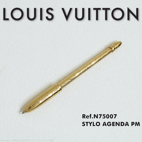 ルイ･ヴィトン:スティロ・アジェンダPM(オール)/Ref.N75007型/LOUIS VUITTON StTYLO AGENDA PM OR