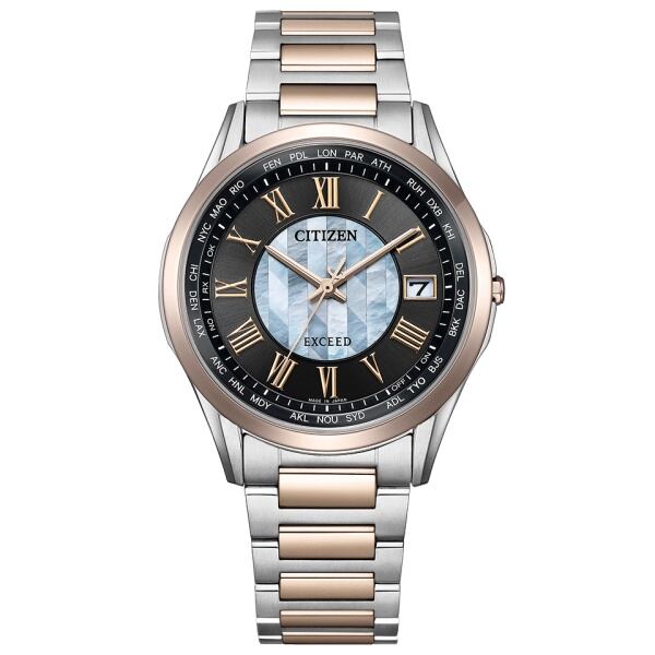 CITIZEN EXCEED シチズン エクシード 「誓いの矢」限定モデル500本 エコドライブ 電波時計 メンズ腕時計 CB1115-68W