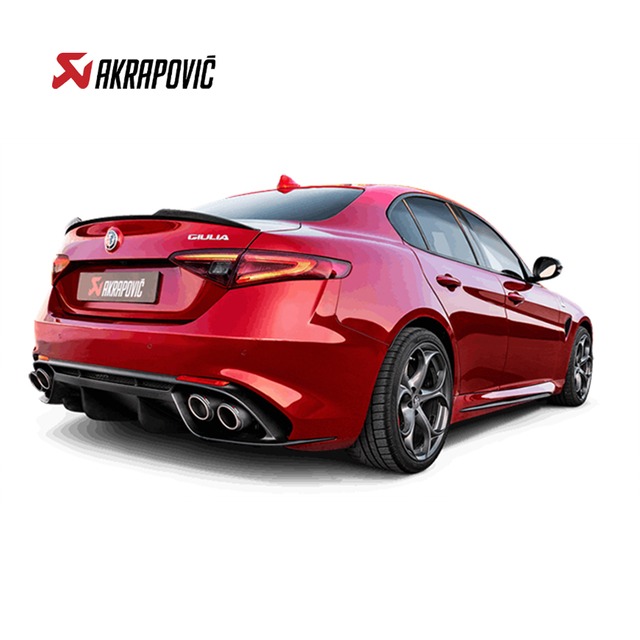 AKRAPOVIC ALFA ROMEO / アルファロメオ GIULIA QUADRIFOGLIO Fitting kit (for optional downpipes)