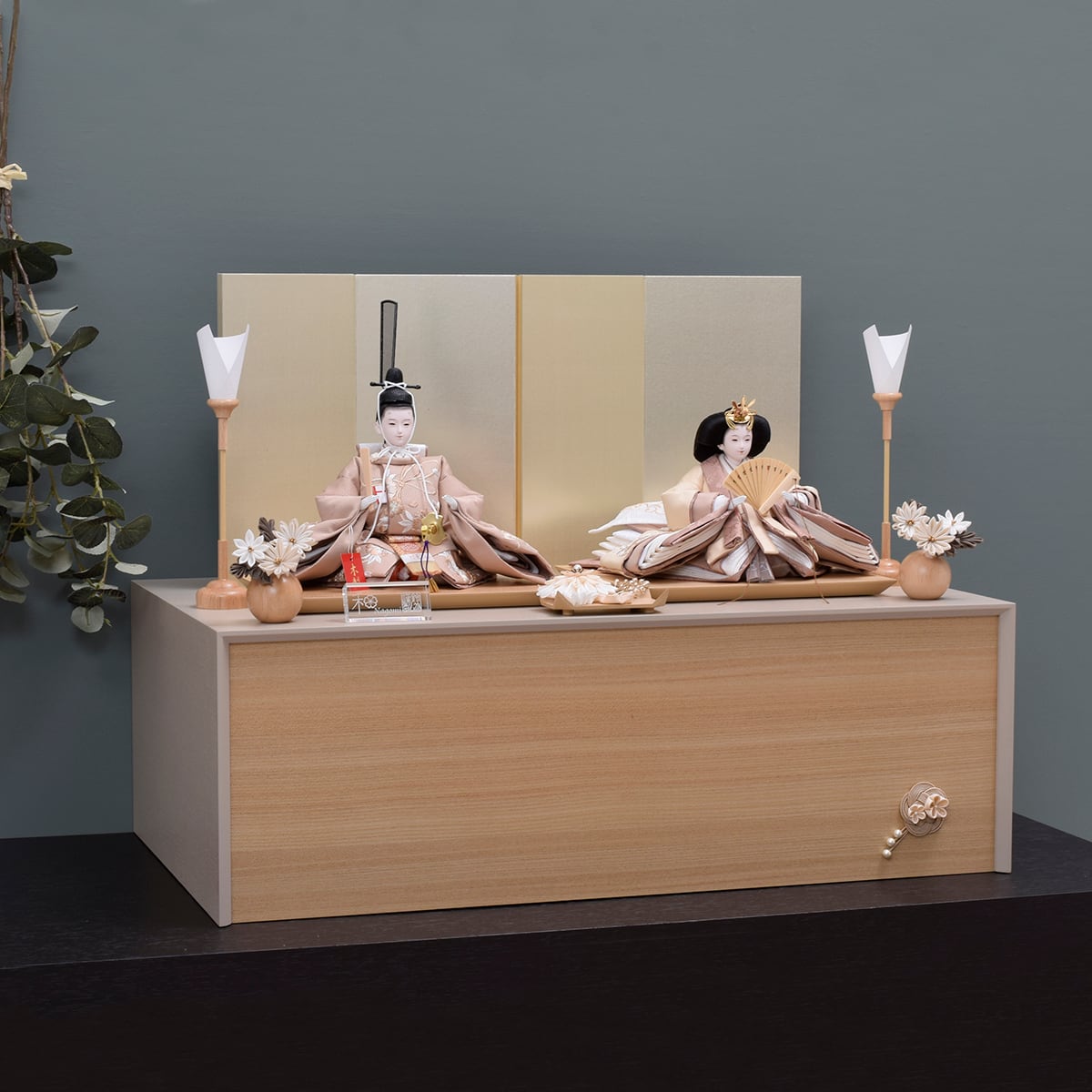 雛人形 親王飾り【澪】Mio｜収納上手｜おしゃれ｜モダン｜コンパクト