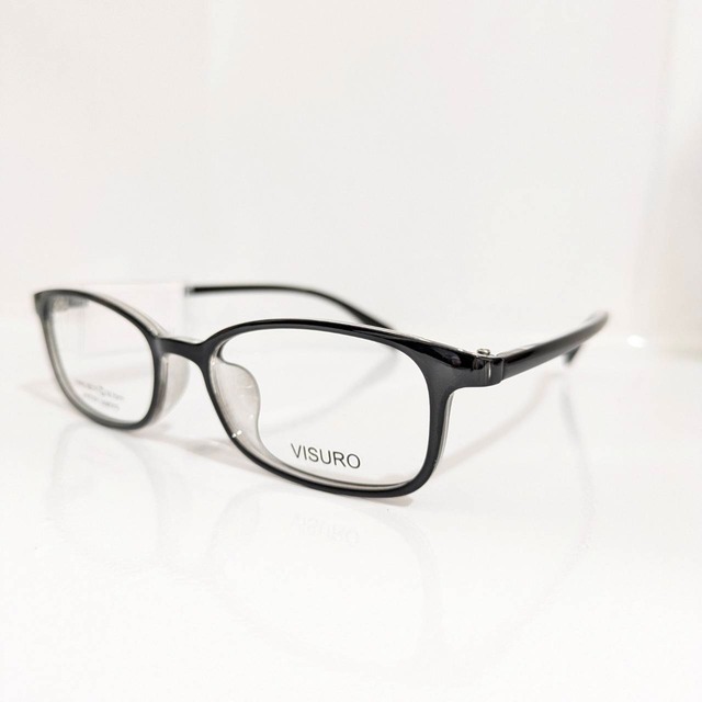 【VISURO】スクエアセルフレーム　ブラック