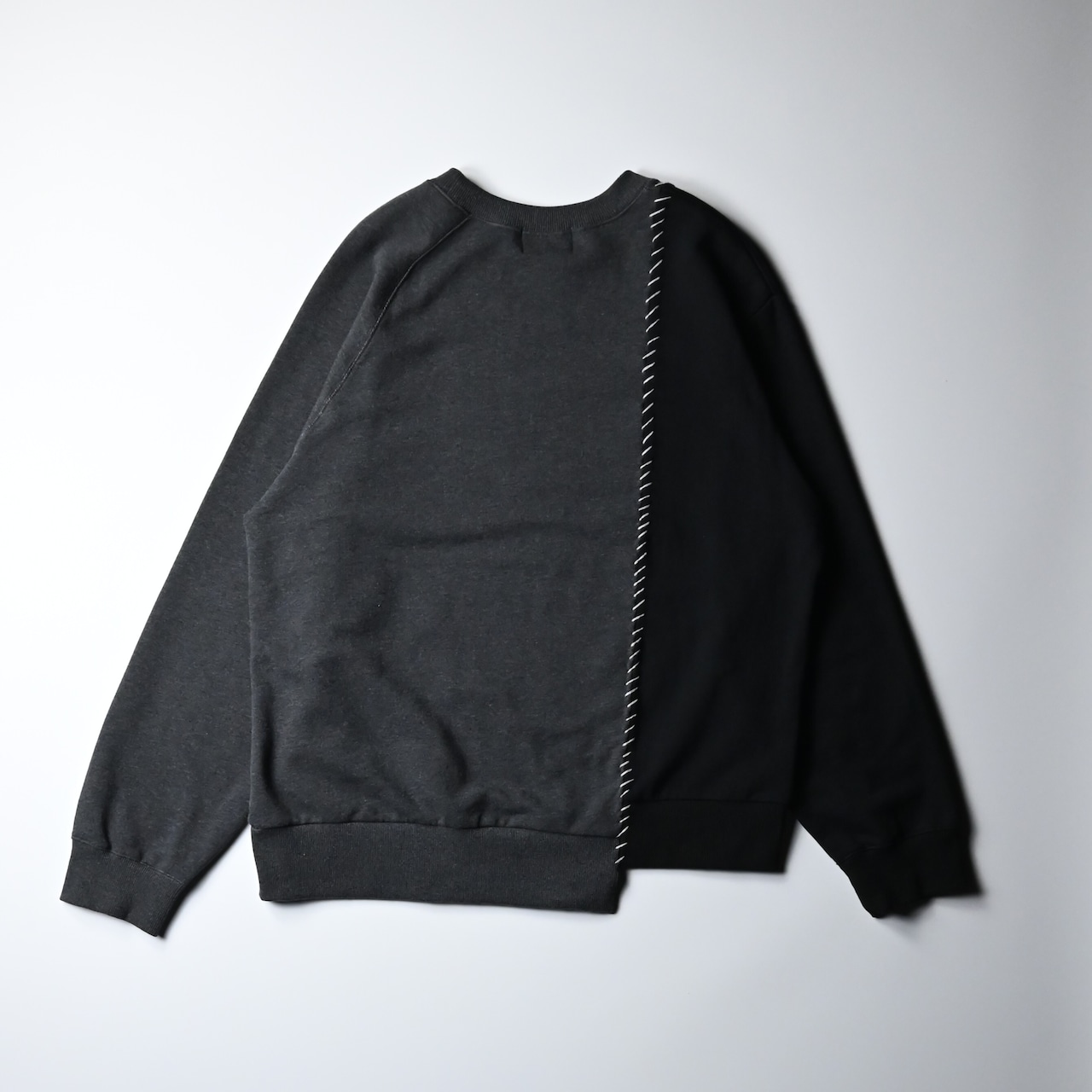 KUON / Sashiko Docking Sweatshirt
